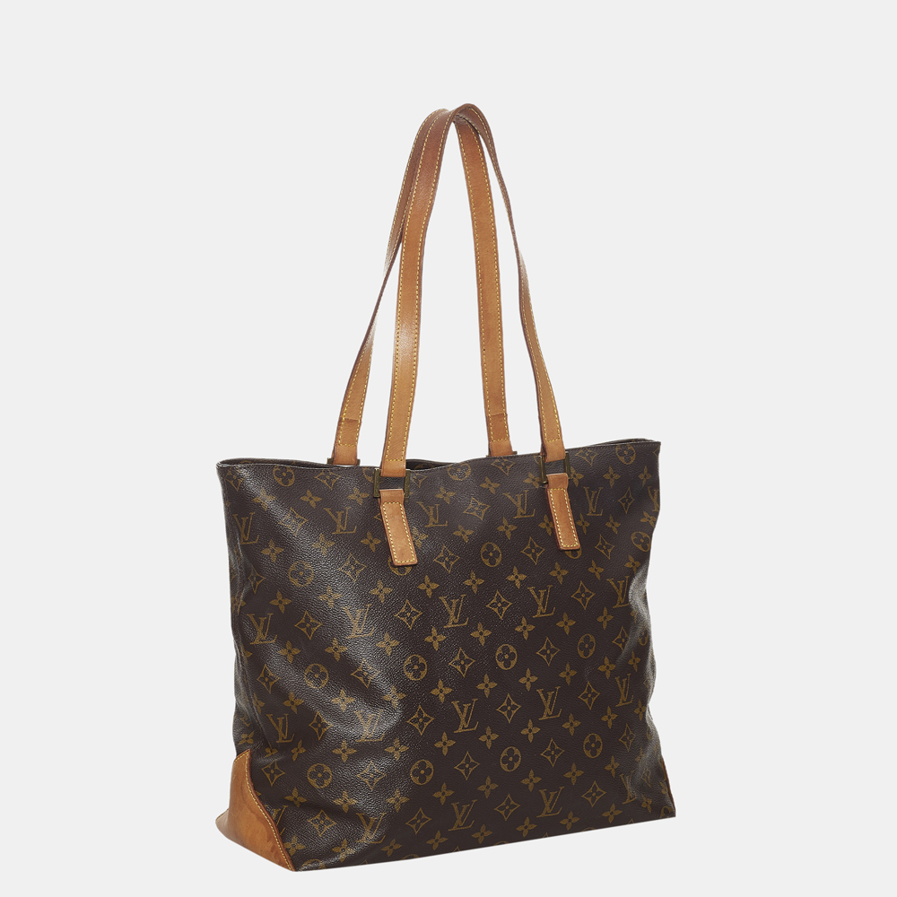 

Louis Vuitton Brown Monogram Cabas Mezzo