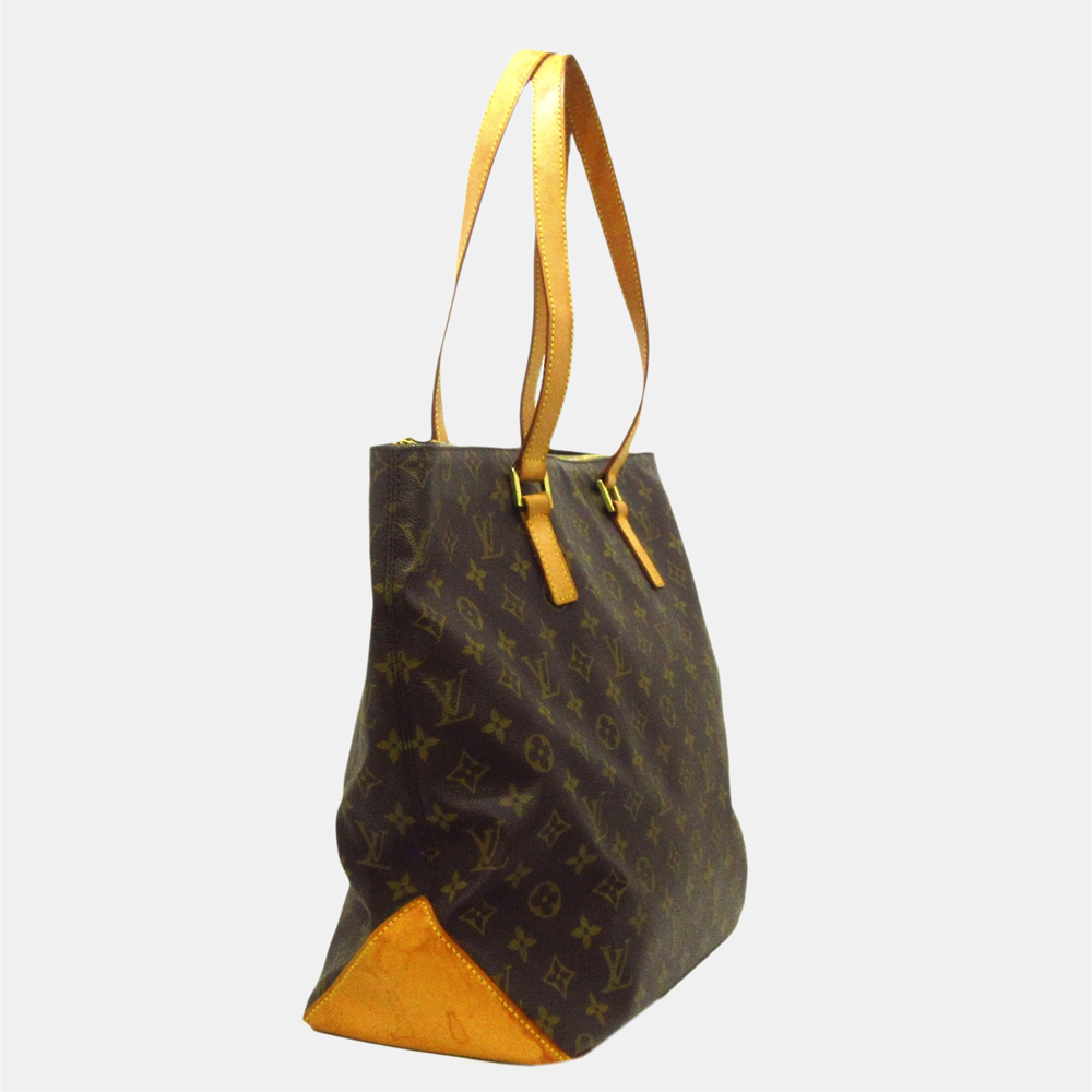 

Louis Vuitton Brown Monogram Cabas Mezzo