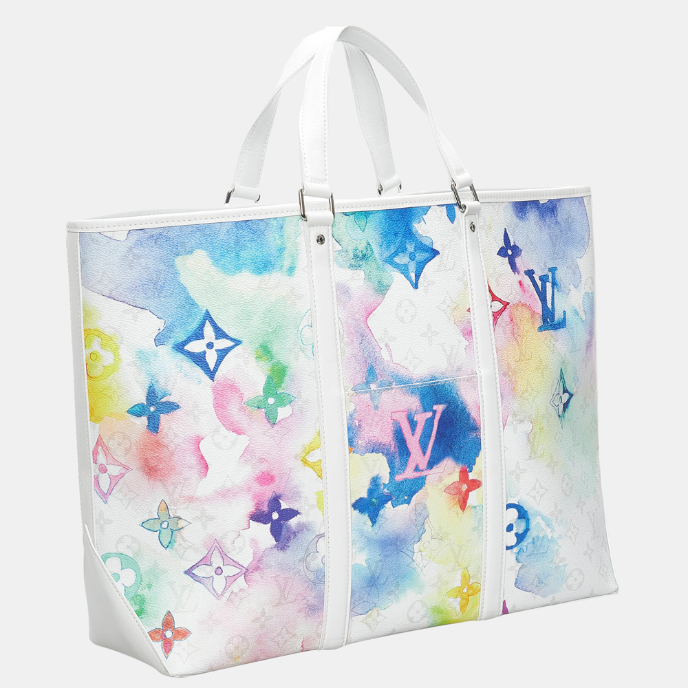 

Louis Vuitton Multi Color/White Monogram Watercolor New Tote, Multicolor