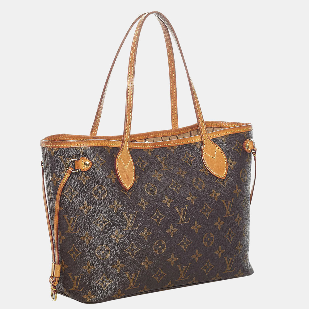 

Louis Vuitton Brown Monogram Neverfull PM
