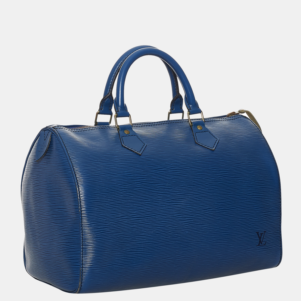

Louis Vuitton Blue Epi Speedy 30