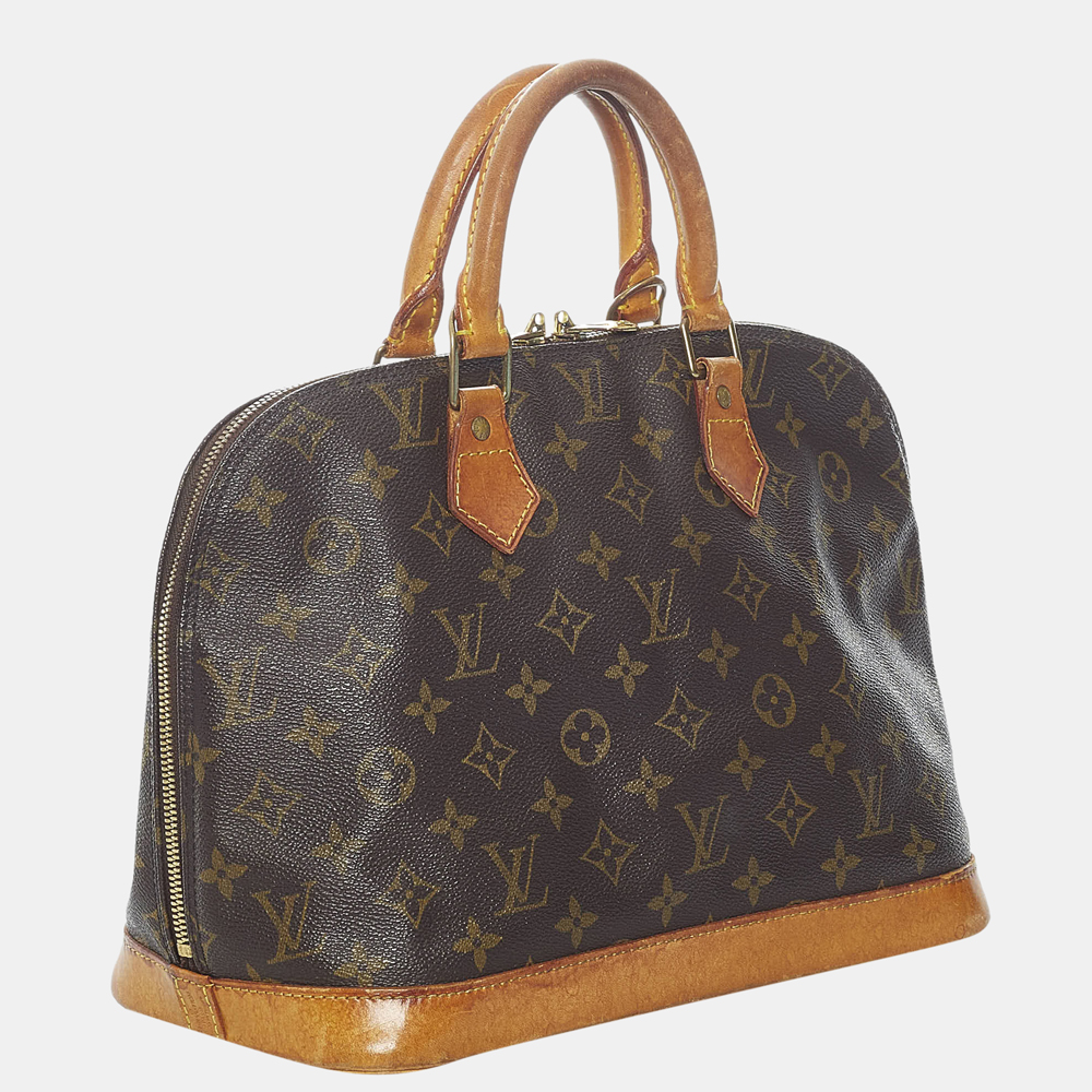 

Louis Vuitton Brown Monogram Alma PM