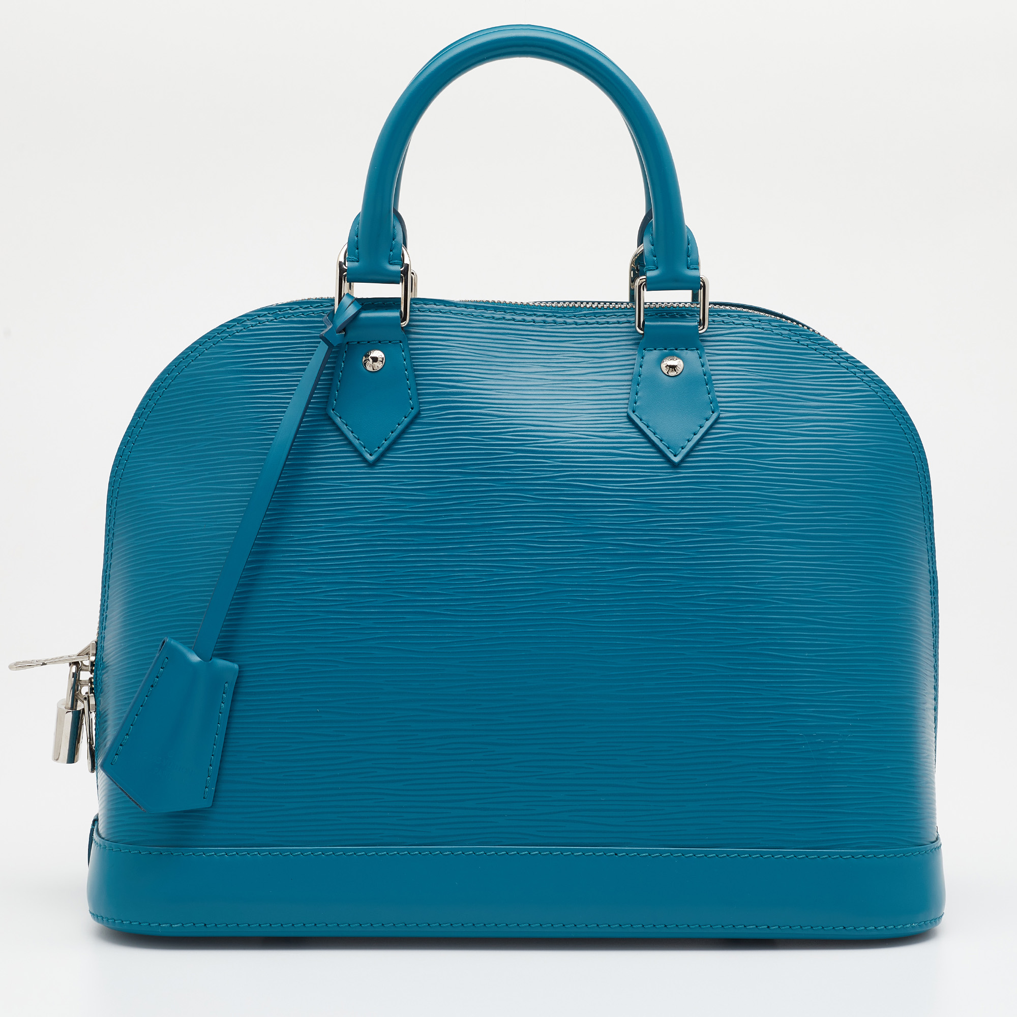 Louis Vuitton Cyan Epi Leather Alma BB Bag Louis Vuitton