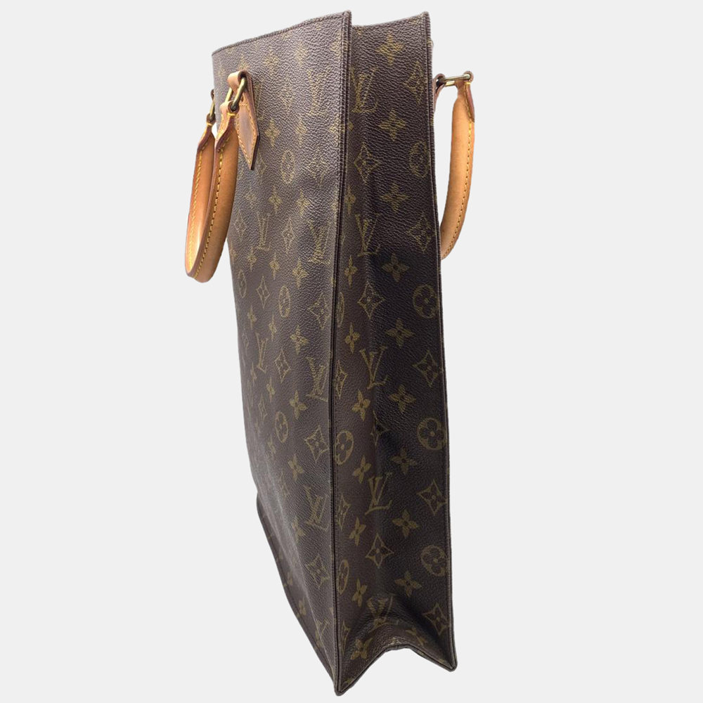 

Louis Vuitton Brown Monogram Sac Plat Bag