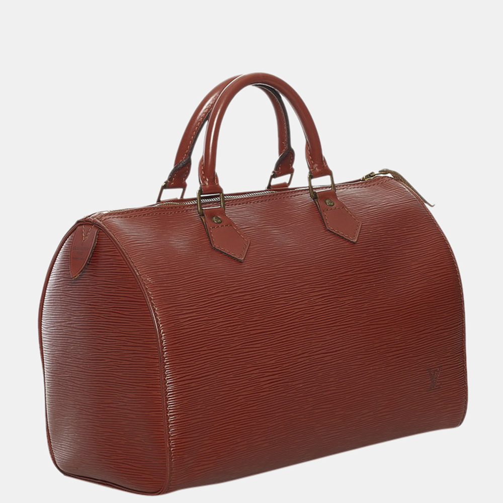 

Louis Vuitton Brown Epi Speedy 30 Bag