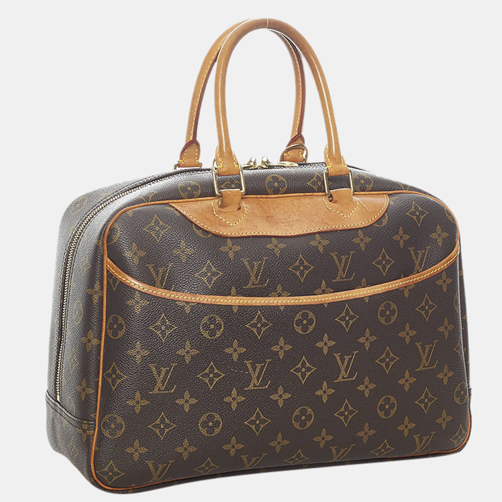 

Louis Vuitton Brown Monogram Deauville Bag