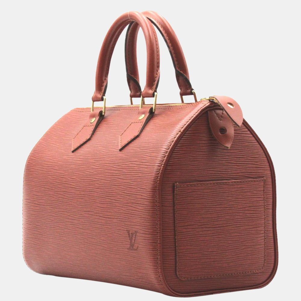 

Louis Vuitton Brown Epi Leather Speedy 30 Top Handle Bag
