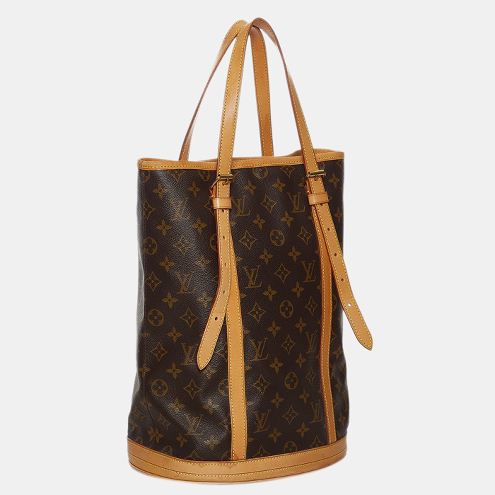 

Louis Vuitton Brown Monogram Bucket GM Bag