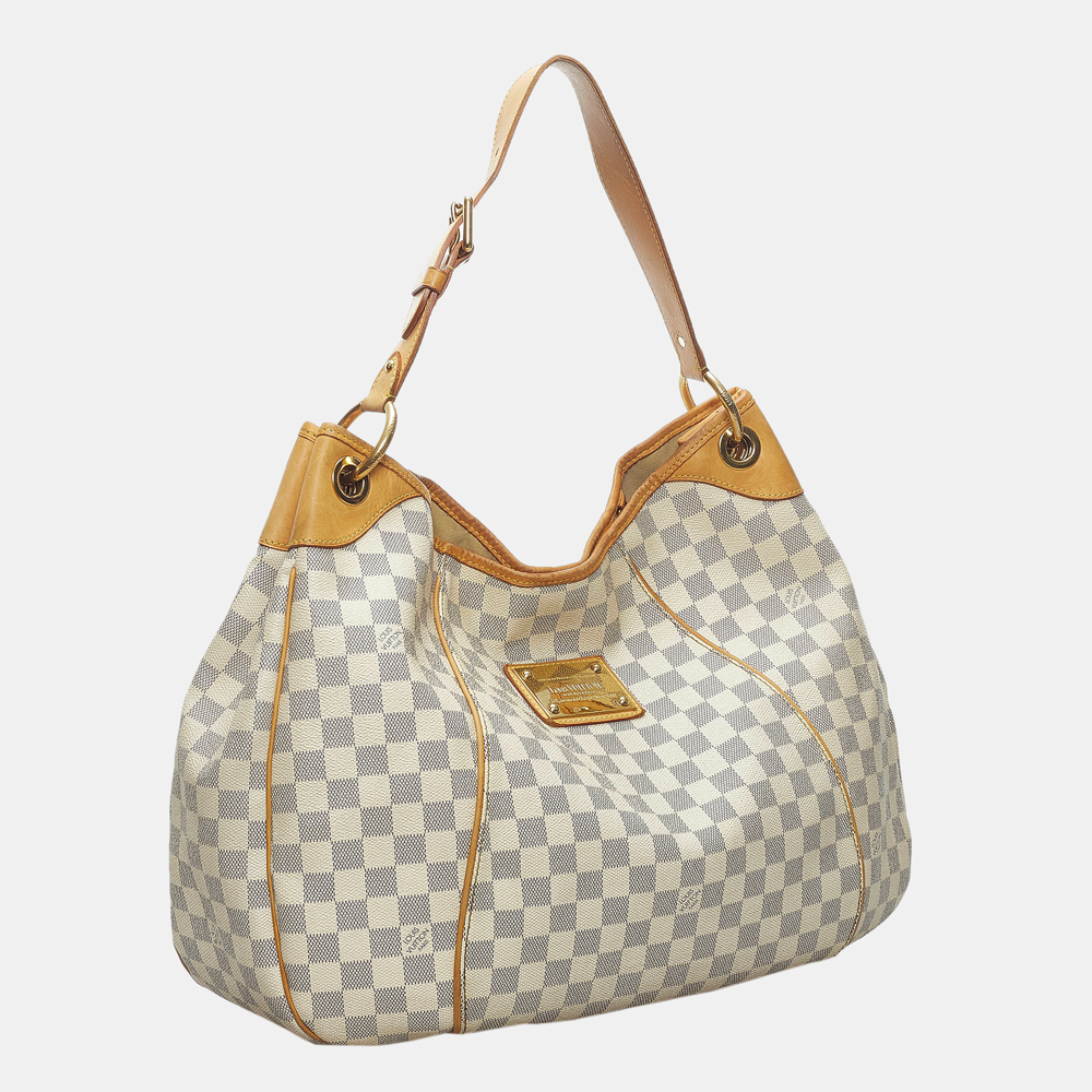 

Louis Vuitton White Damier Azur Galliera GM