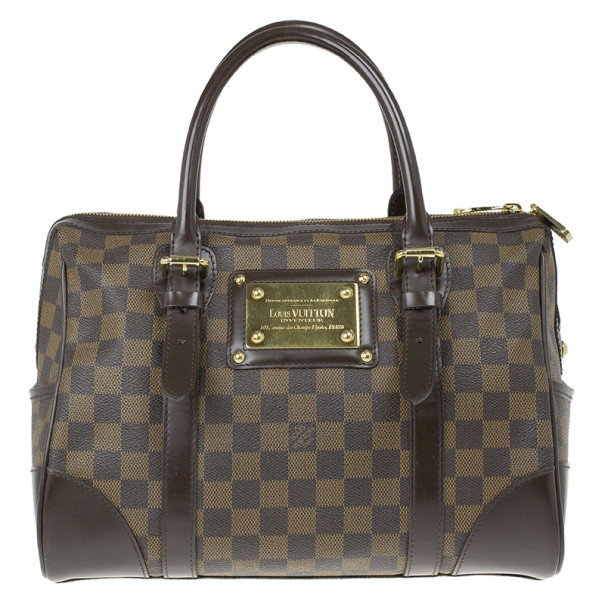 Pre Owned Louis Vuitton Damier Ebene Canvas Berkeley Tote