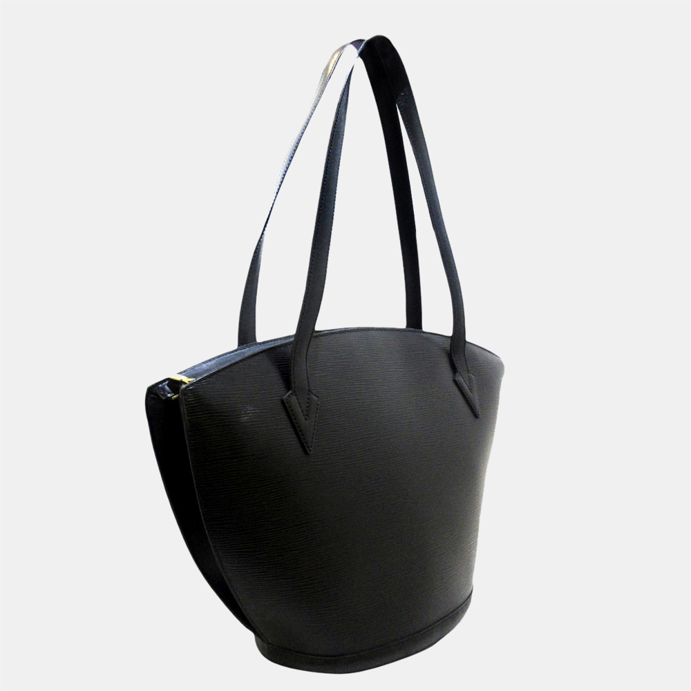 

Louis Vuitton Black Epi Saint Jacques GM Long Strap