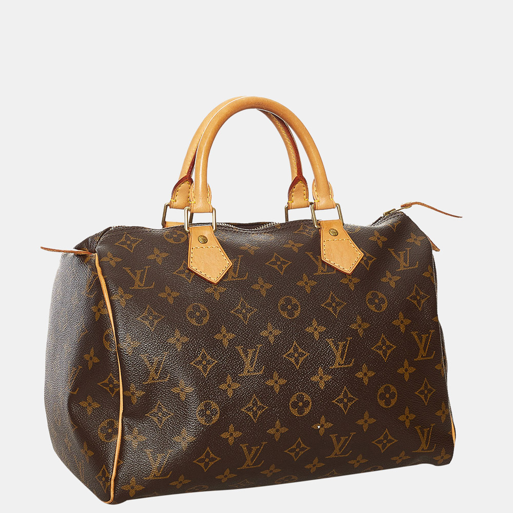 

Louis Vuitton Brown Monogram Speedy 30
