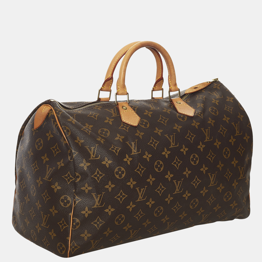 

Louis Vuitton Brown Monogram Speedy 40