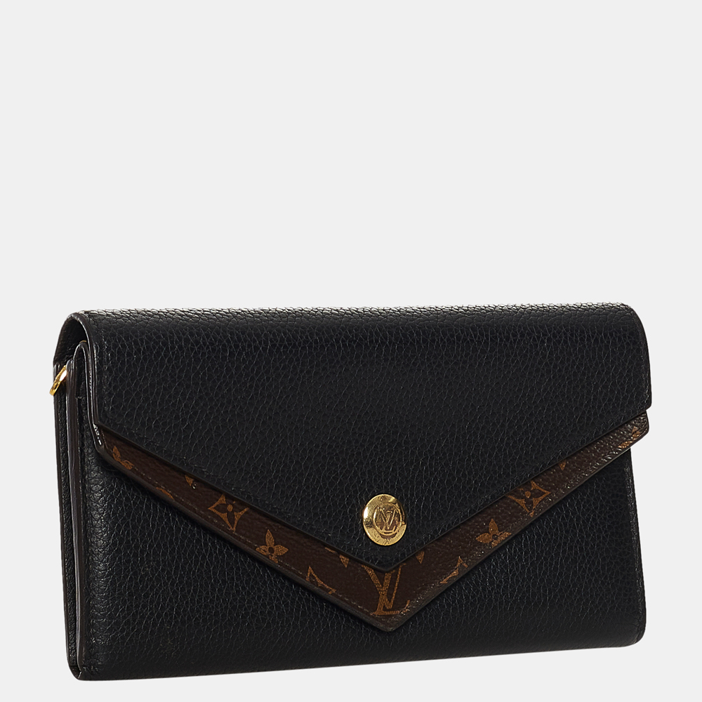 

Louis Vuitton Black/Brown Double V Wallet