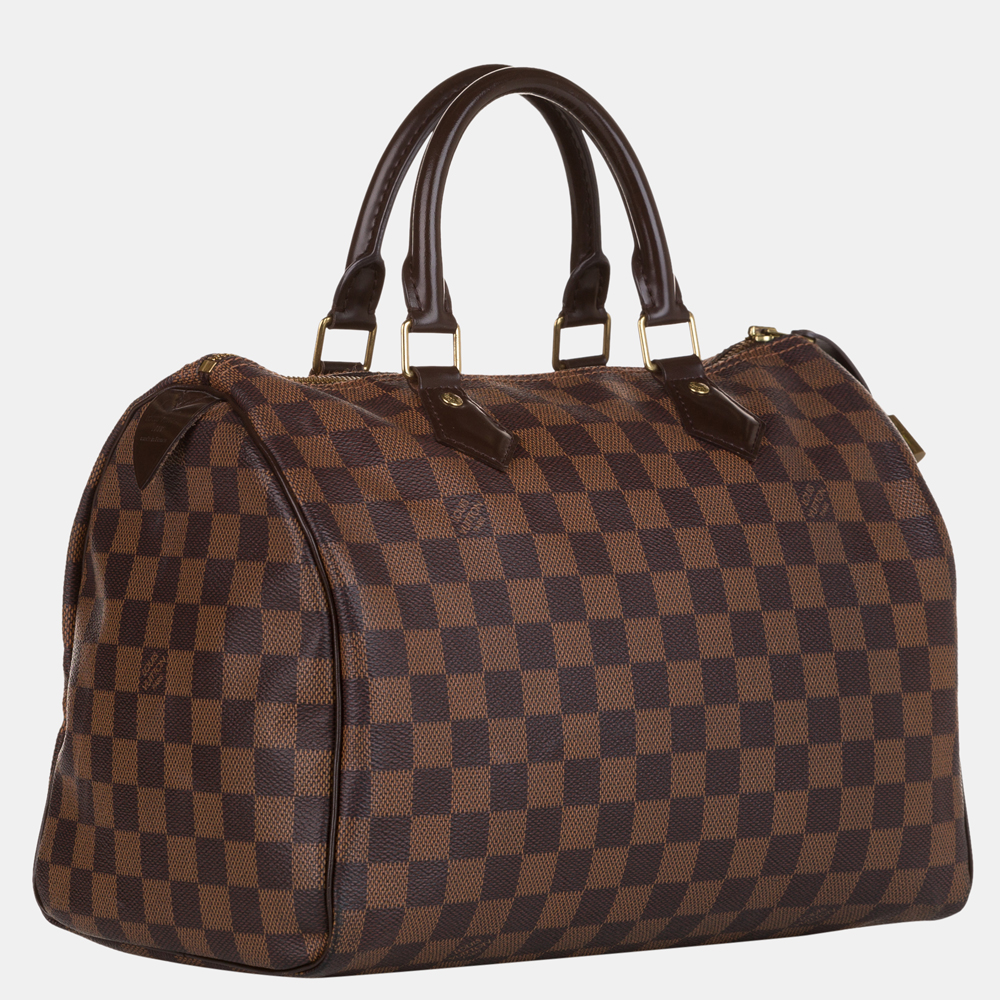 

Louis Vuitton Brown Damier Ebene Speedy 30