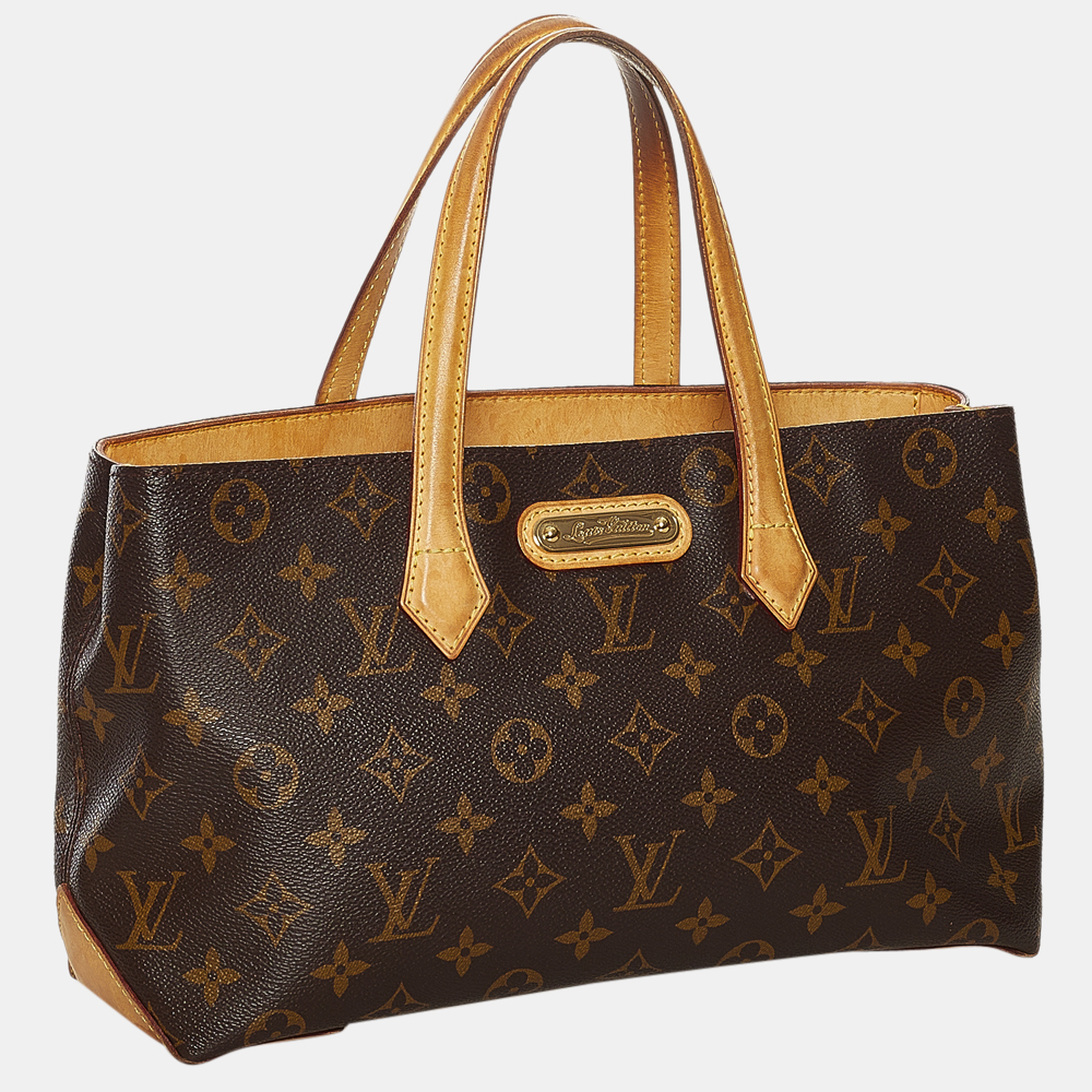 

Louis Vuitton Brown Monogram Wilshire PM