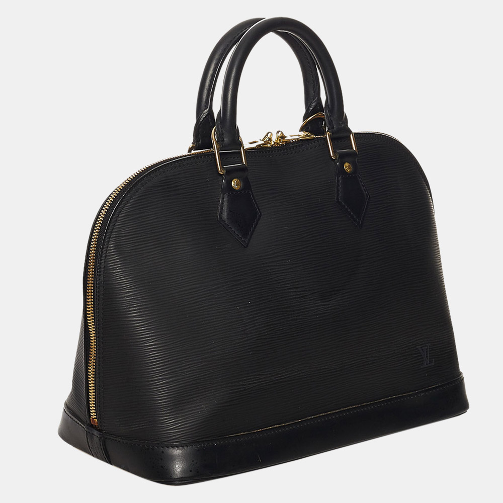 

Louis Vuitton Black Epi Alma PM
