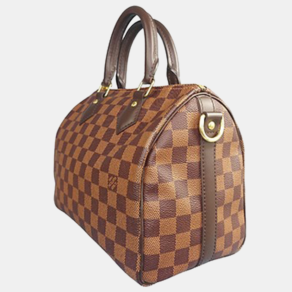 

Louis Vuitton Brown Damier Ebene Speedy Bandouliére 25 Bag