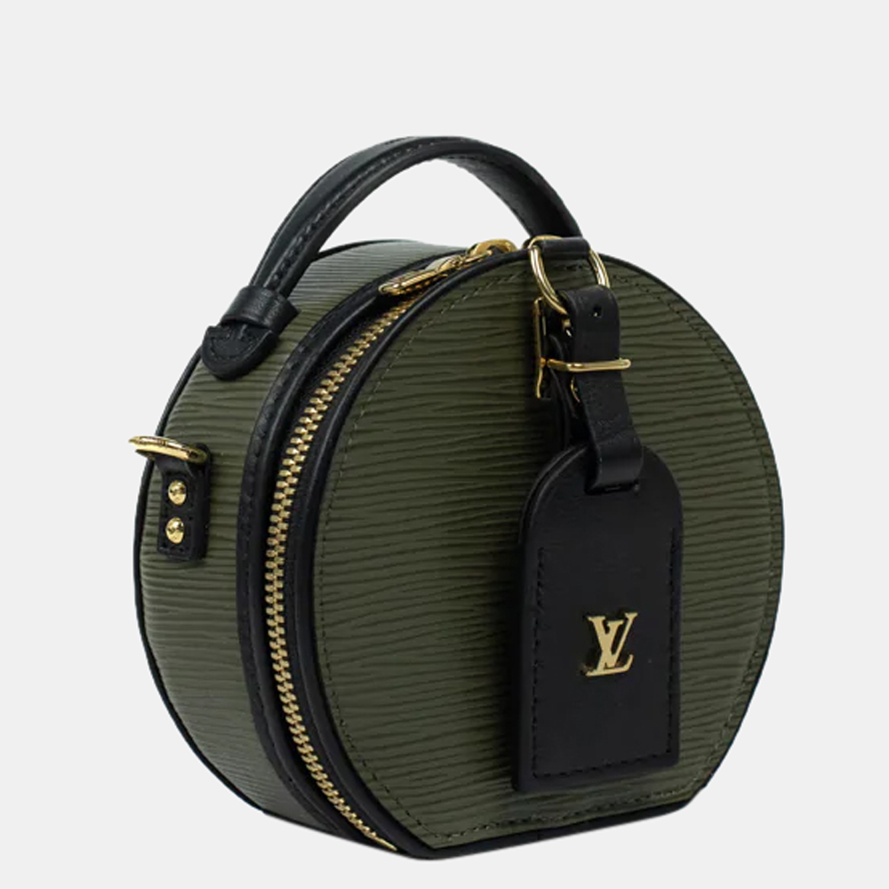 

Louis Vuitton Green Epi Leather Mini Boite Chapeau Souple Shoulder Bag