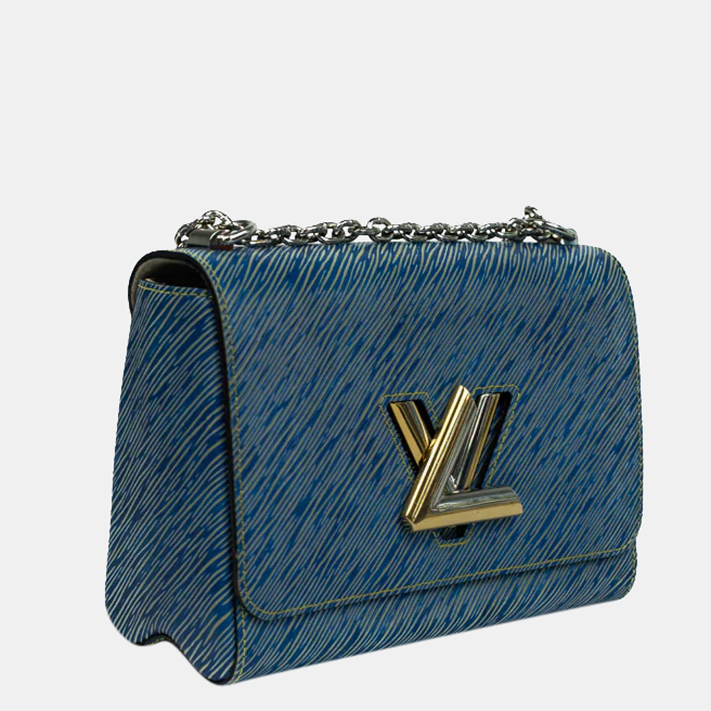 

Louis Vuitton Blue epi Leather Twist Shoulder Bag