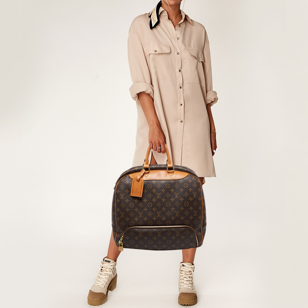 

Louis Vuitton Monogram Canvas Evasion Sports Bag, Brown