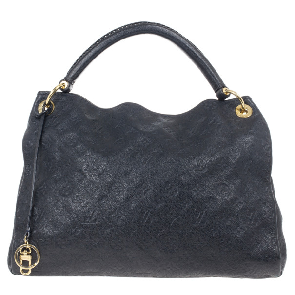 مملوكة مسبقًا Louis Vuitton Black Empreinte Artsy Hobo MM