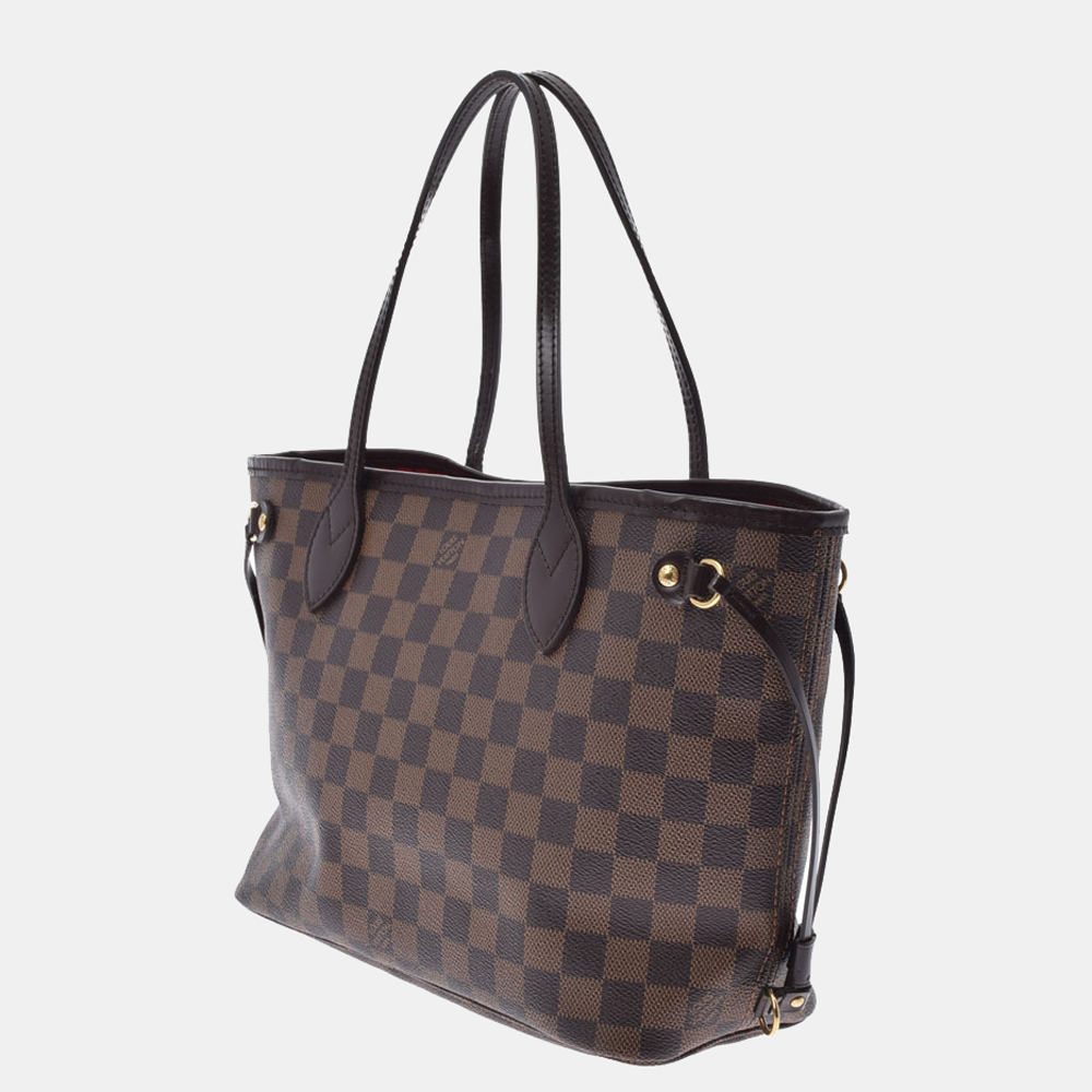 

Louis Vuitton Brown Damier Canvas Neverfull PM Bag