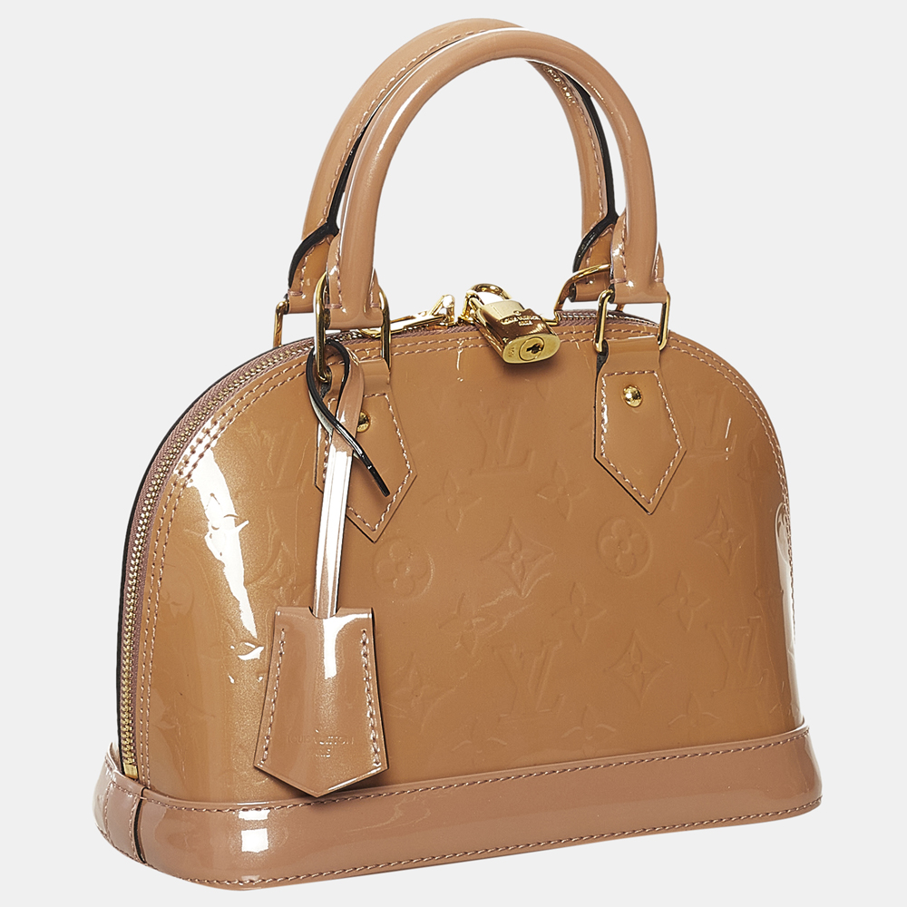 

Louis Vuitton Brown Vernis Alma BB