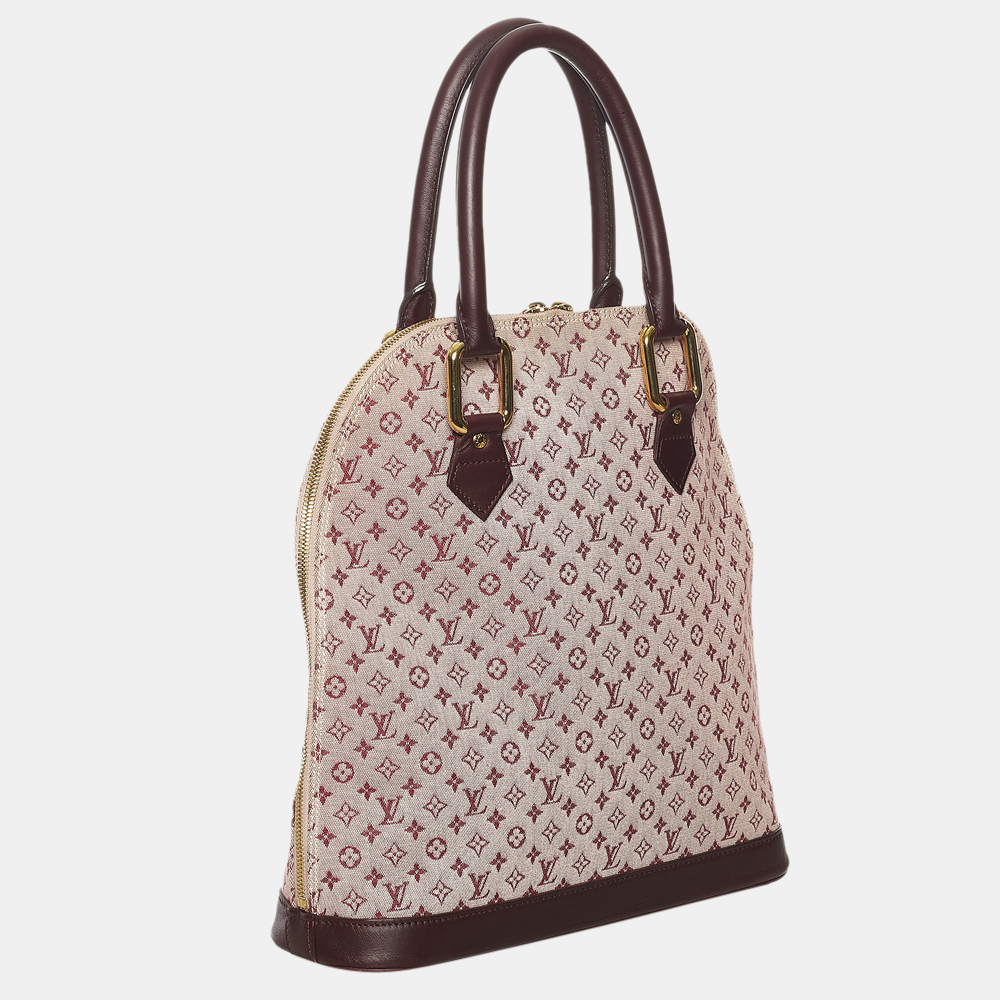 

Louis Vuitton Red Monogram Mini Lin Alma Haut