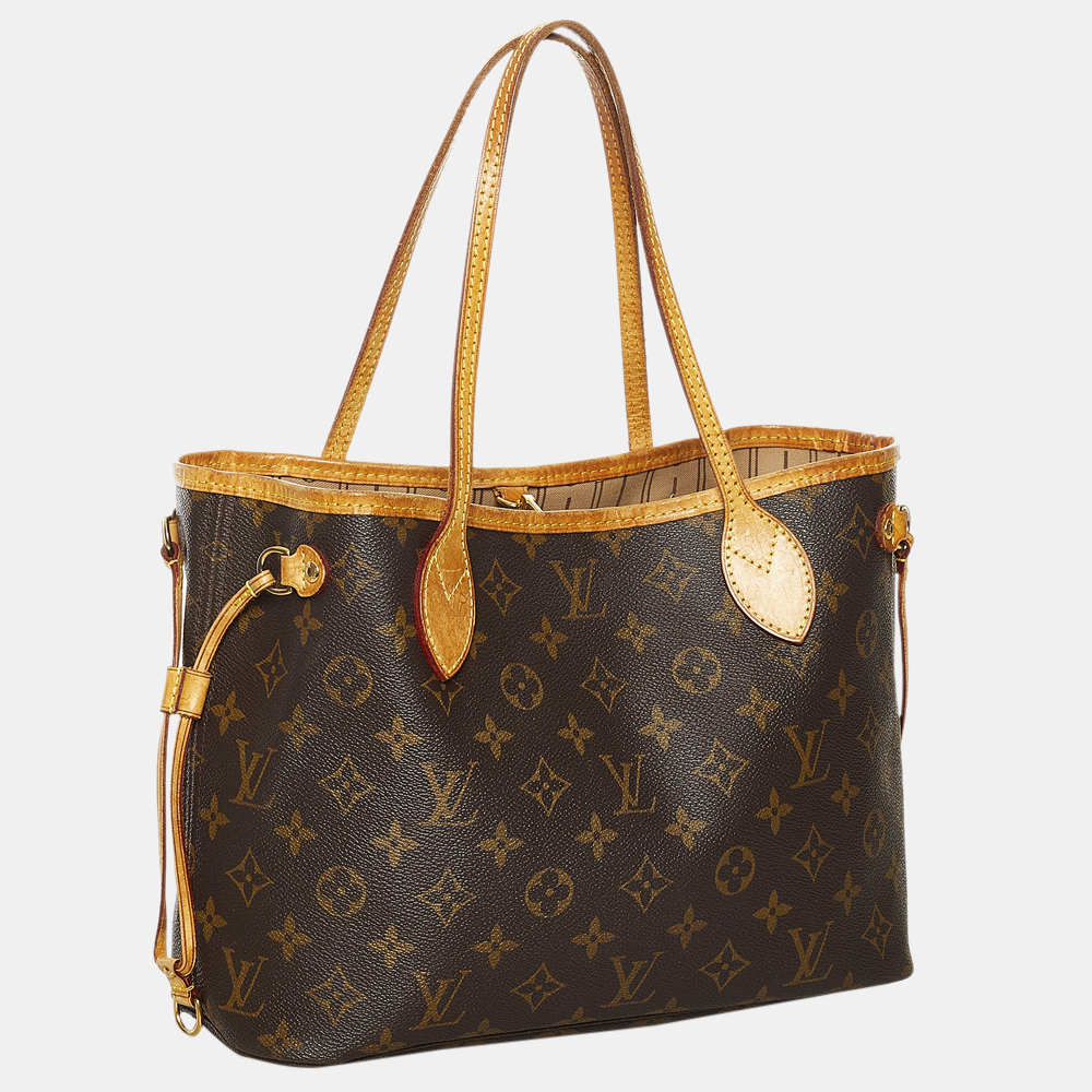 

Louis Vuitton Brown Monogram Neverfull PM