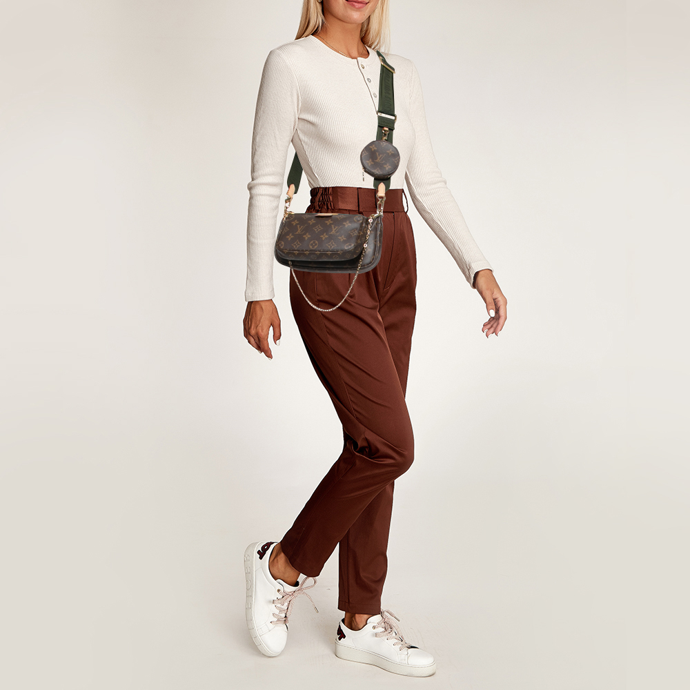 

Louis Vuitton Monogram Canvas Multi Pochette Accessoires Bag, Brown