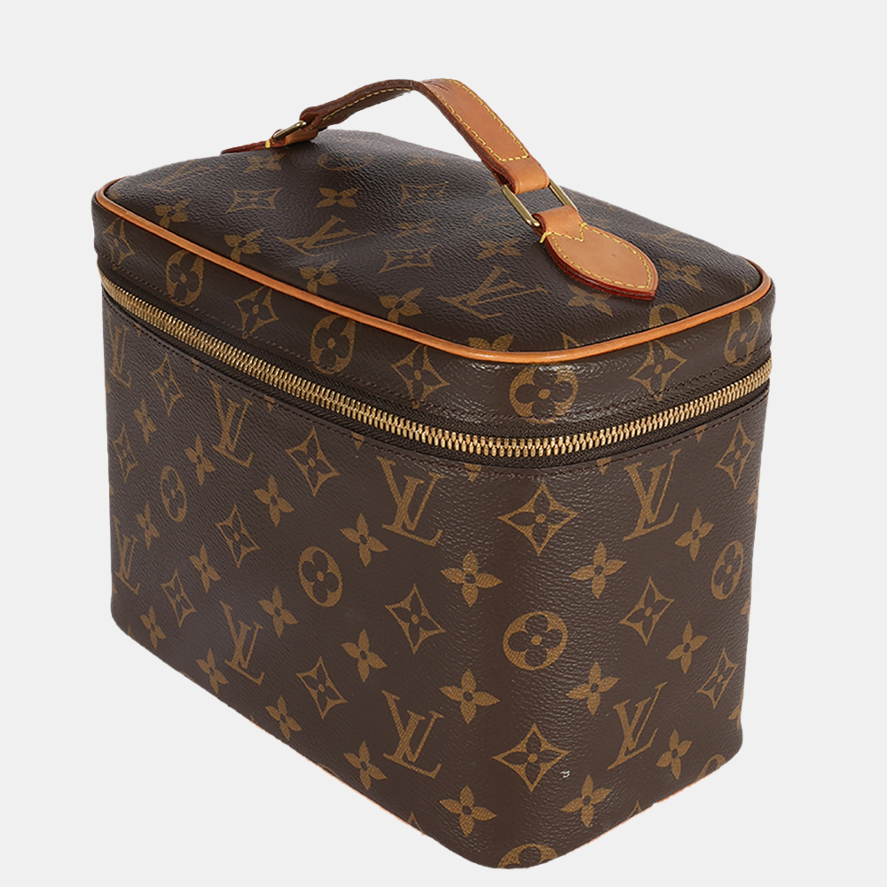 

Louis Vuitton Monogram Canvas Nice Vanity Bag, Brown