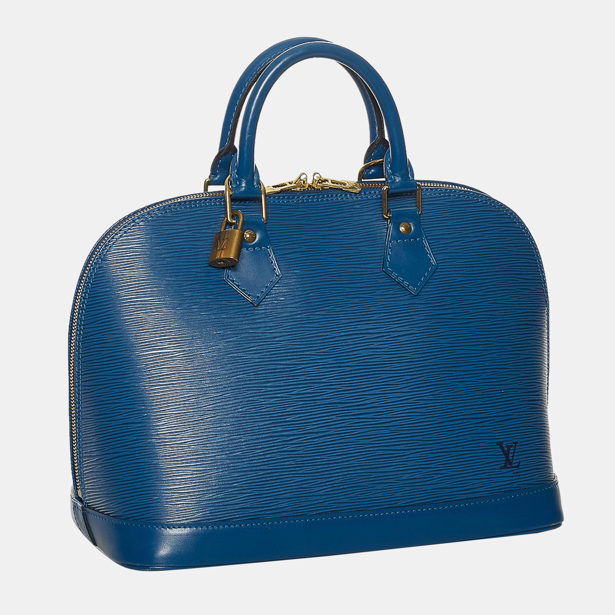 

Louis Vuitton Blue Epi Alma PM