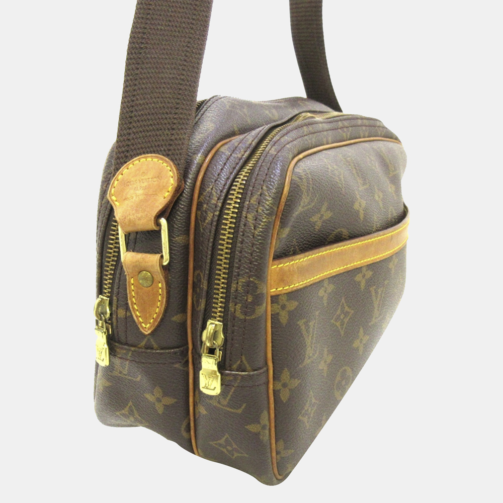 

Louis Vuitton Brown Monogram Reporter PM