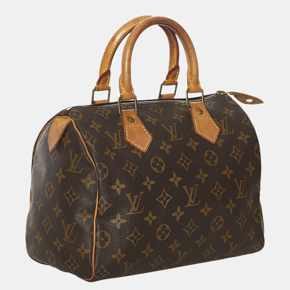 

Louis Vuitton Brown Monogram Speedy 25