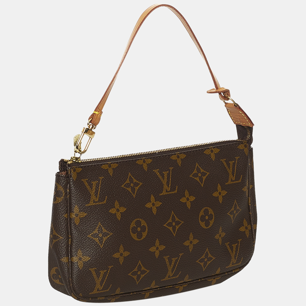 

Louis Vuitton Brown Monogram Pochette Accessoires