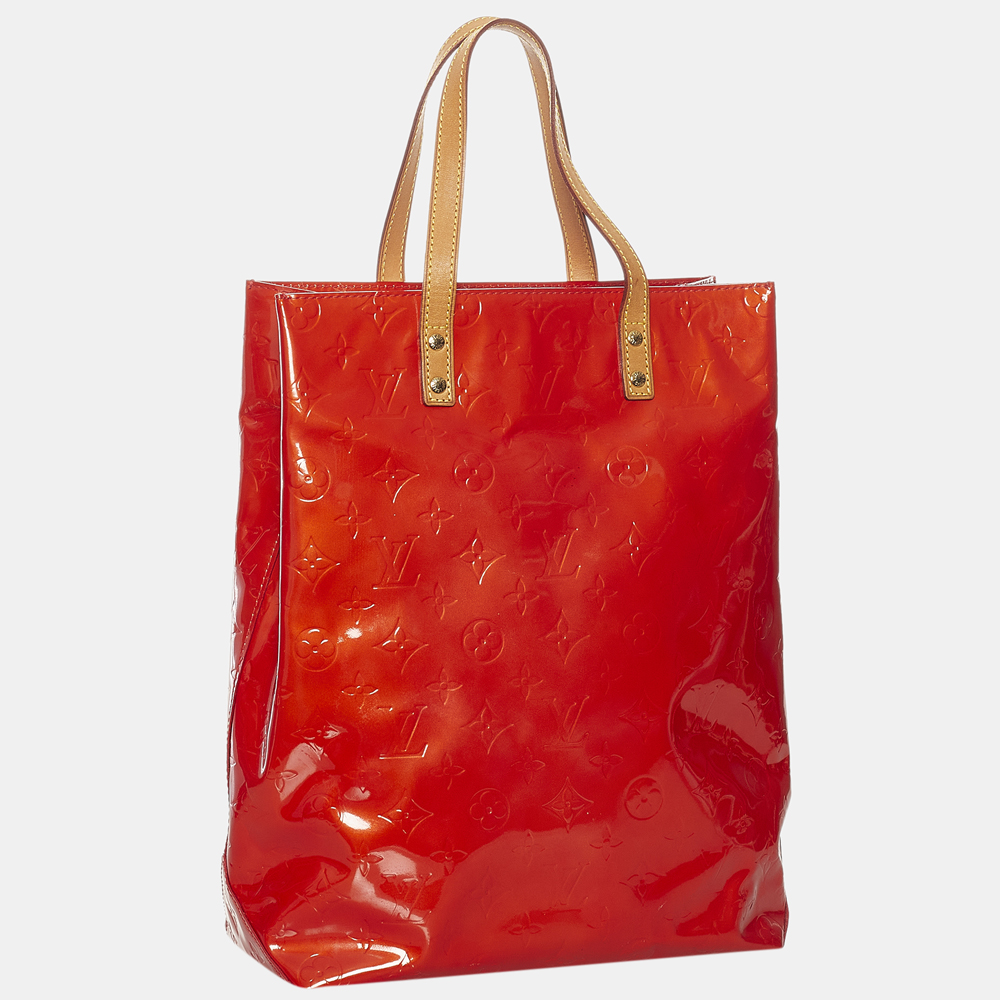 

Louis Vuitton Brown/Red Vernis Reade MM