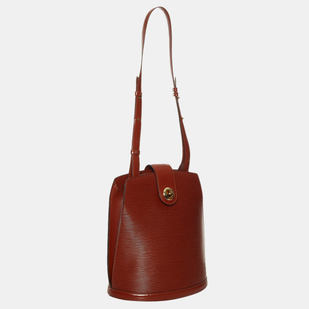 

Louis Vuitton Brown Epi Cluny