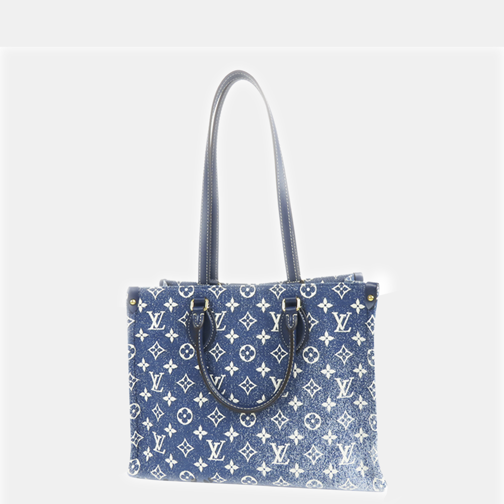 

Louis Vuitton Blue Monogram Denim Onthego MM