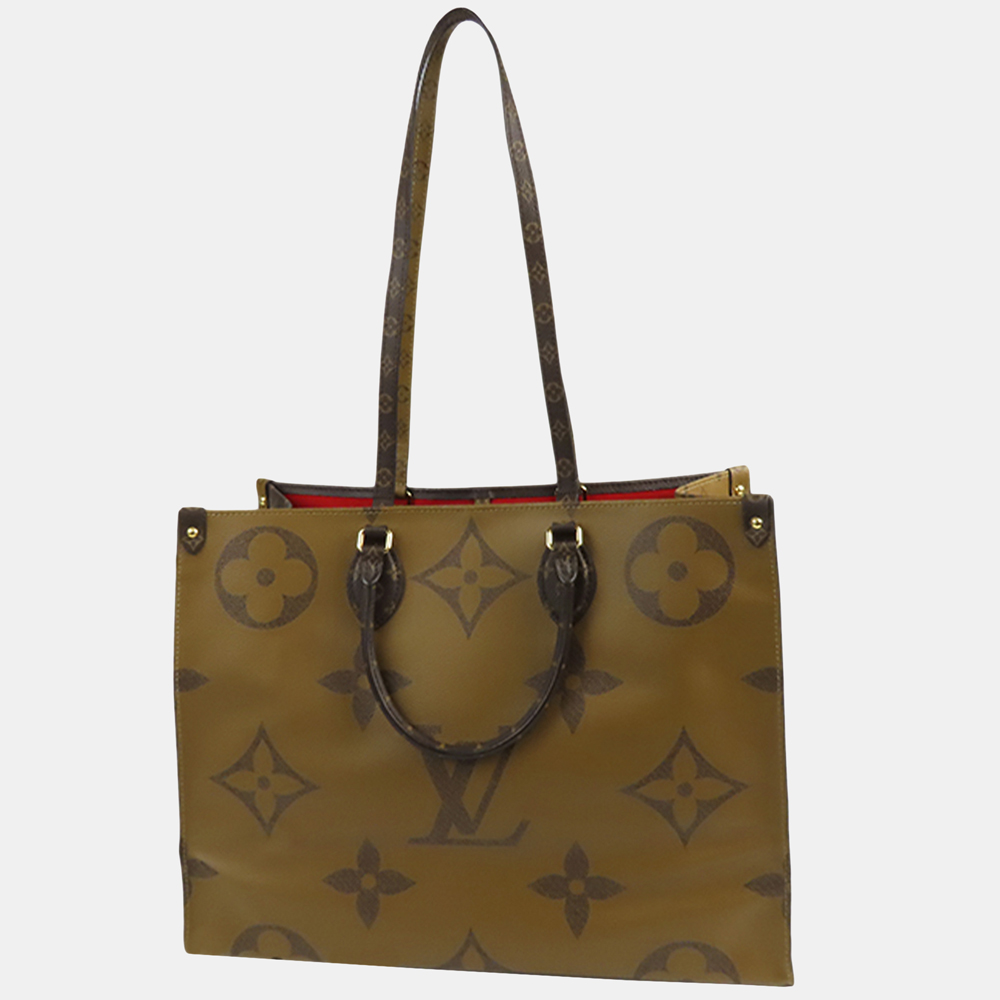 

Louis Vuitton Brown Monogram Reverse OntheGo GM