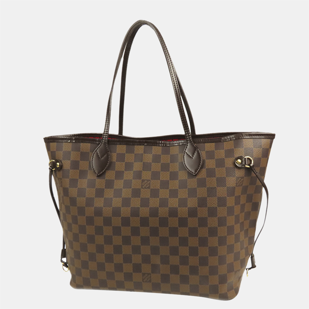

Louis Vuitton Brown Damier Ebene Neverfull MM