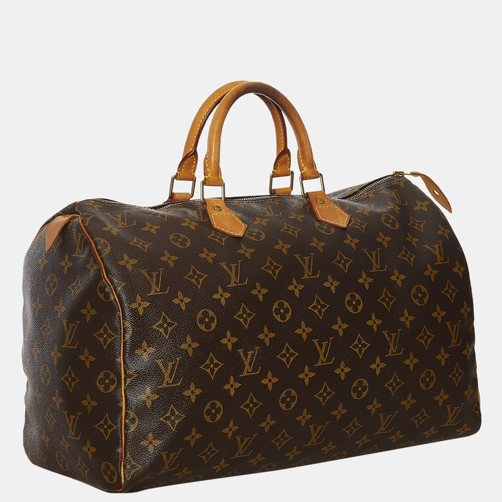 

Louis Vuitton Brown Monogram Speedy 40