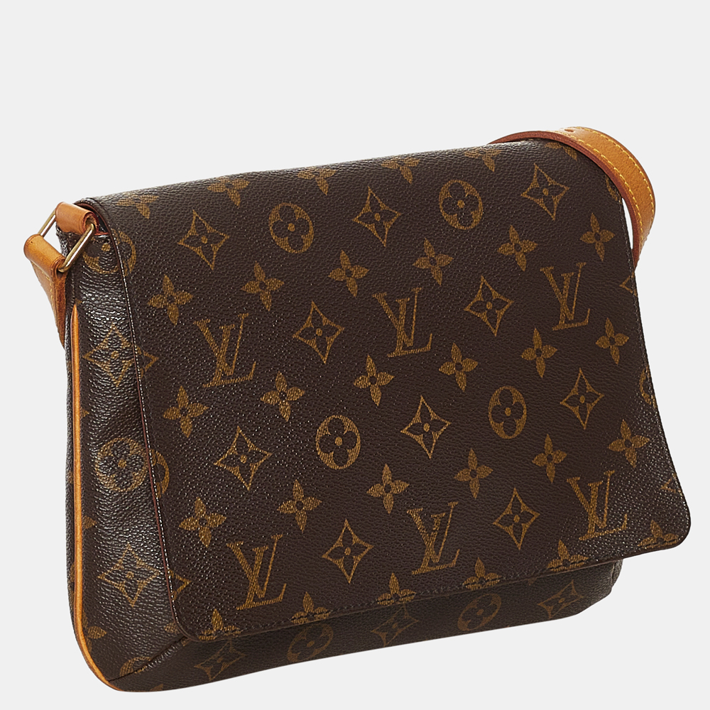 

Louis Vuitton Brown Monogram Musette Tango Short Strap