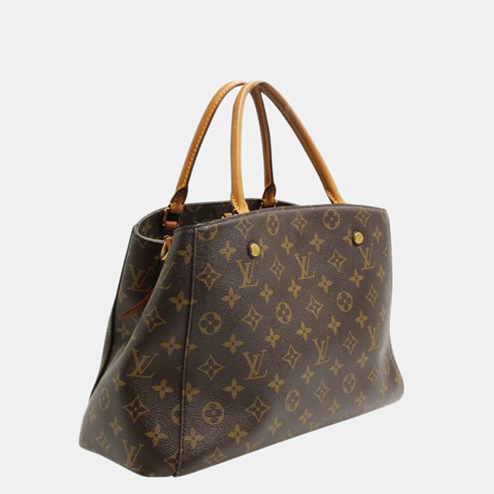 

Louis Vuitton Brown Monogram Canvas Montaigne MM Bag