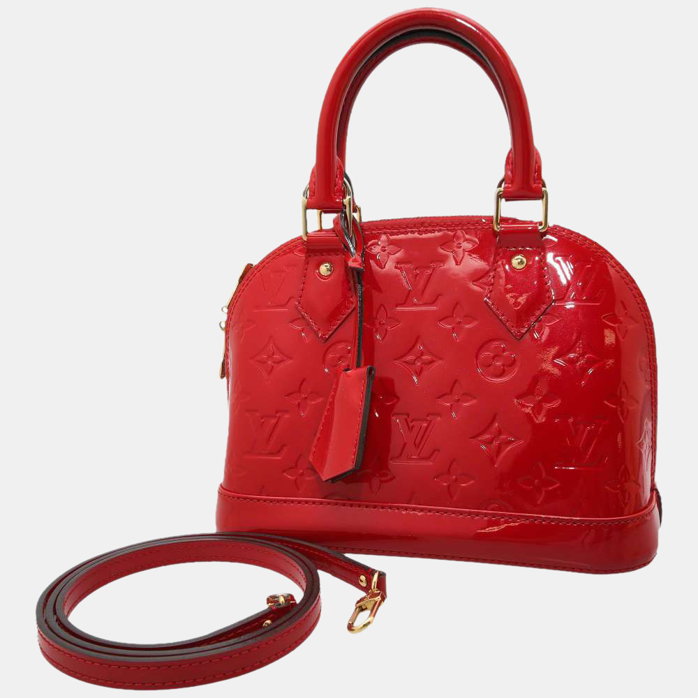 Louis Vuitton Alma Shoulder bag in Red Patent leather Louis Vuitton | The  Luxury Closet