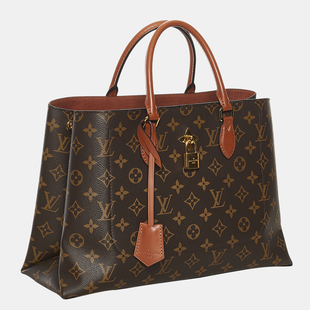 

Louis Vuitton Brown Monogram Flower Satchel