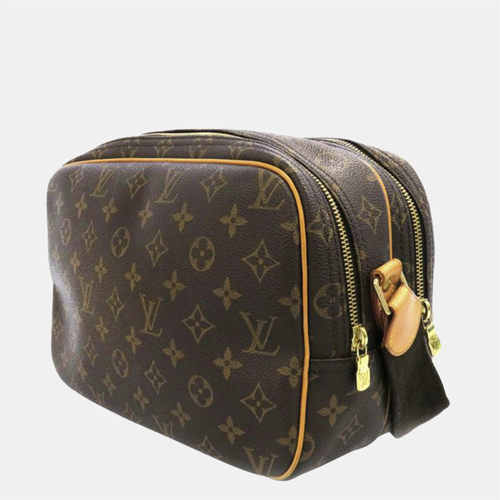 

Louis Vuitton Brown Monogram Reporter PM