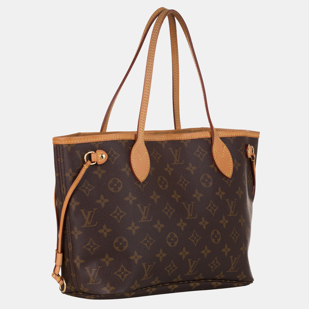 

Louis Vuitton Brown Monogram Neverfull PM