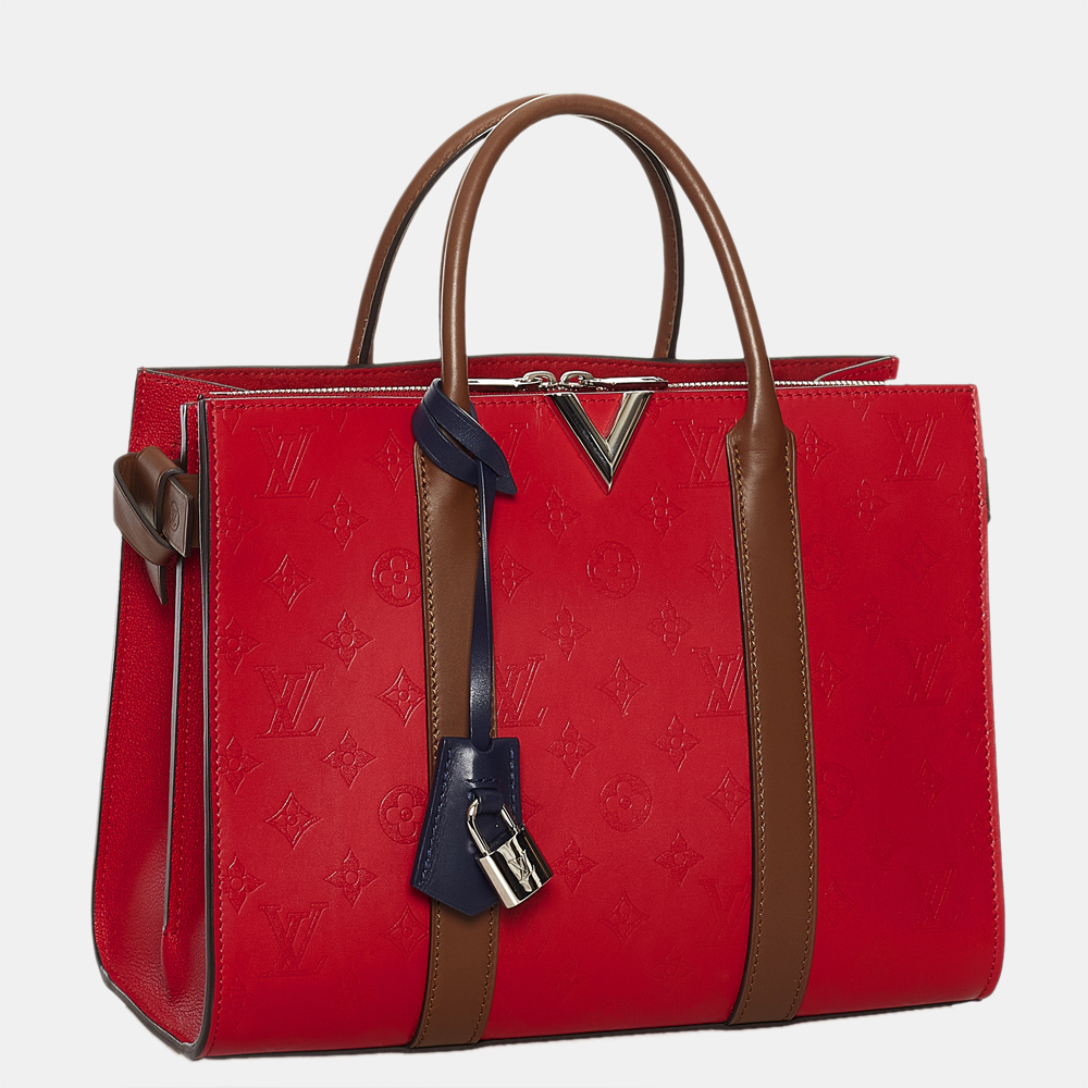 

Louis Vuitton Red Monogram Very Tote