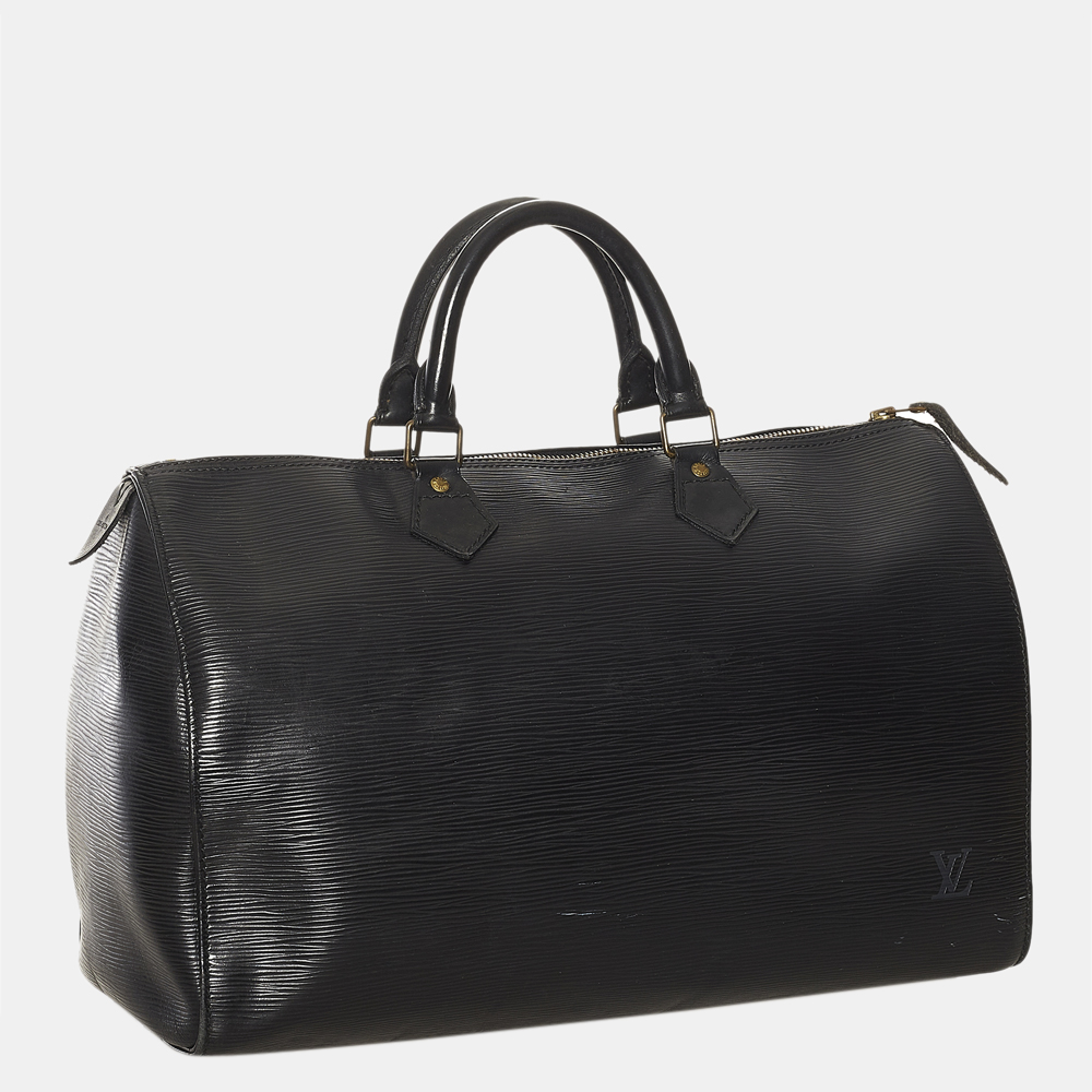 

Louis Vuitton Black Epi Speedy 35